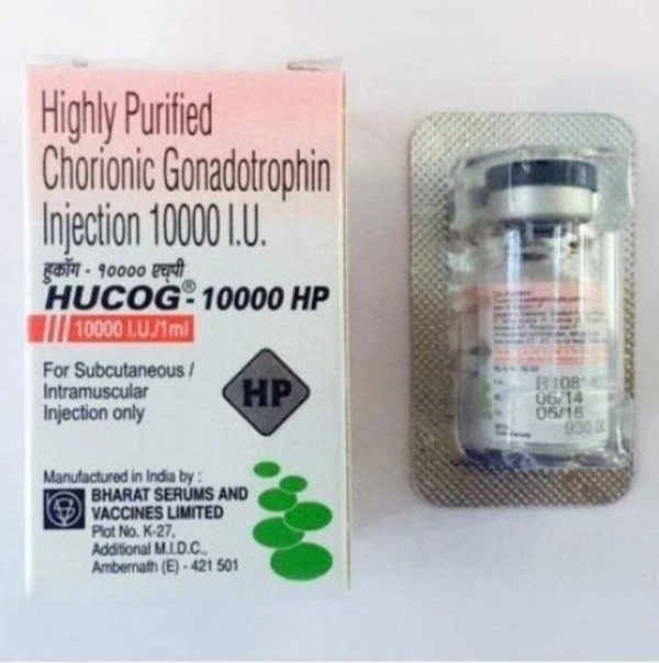 HUCOG 10000 HP Injection  - Prescription Required