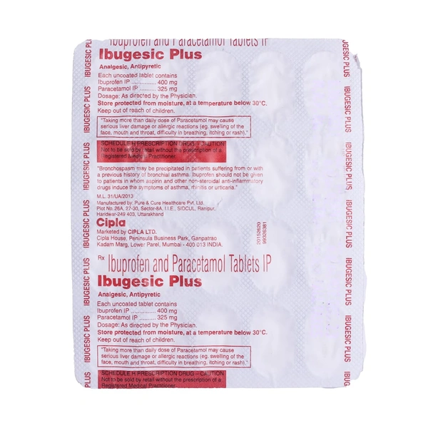 Ibugesic Plus Tablet  - Prescription Required