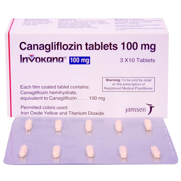 Invokana 100mg Tablet  - Prescription Required