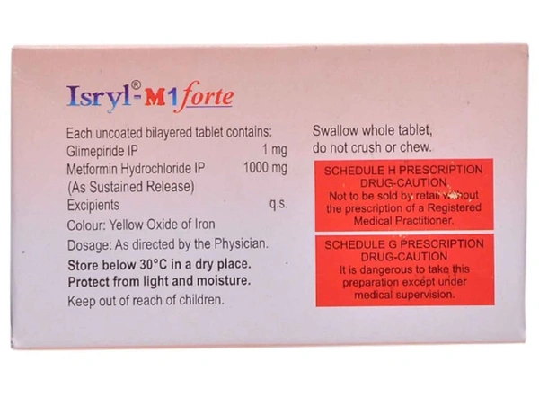 Isryl-M 1 Forte Tablet  - Prescription Required