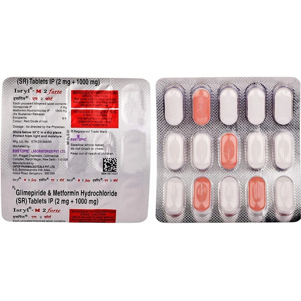 Isryl-M 2 Forte Tablet  - Prescription Required