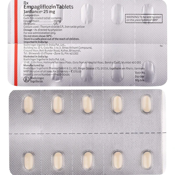 Jardiance 25mg Tablet  - Prescription Required