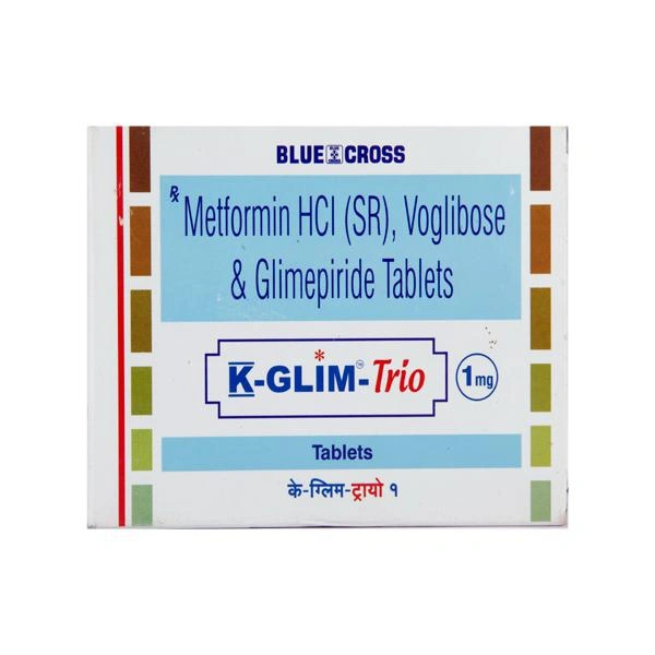 K-Glim-Trio 1mg Tablet  - Prescription Required