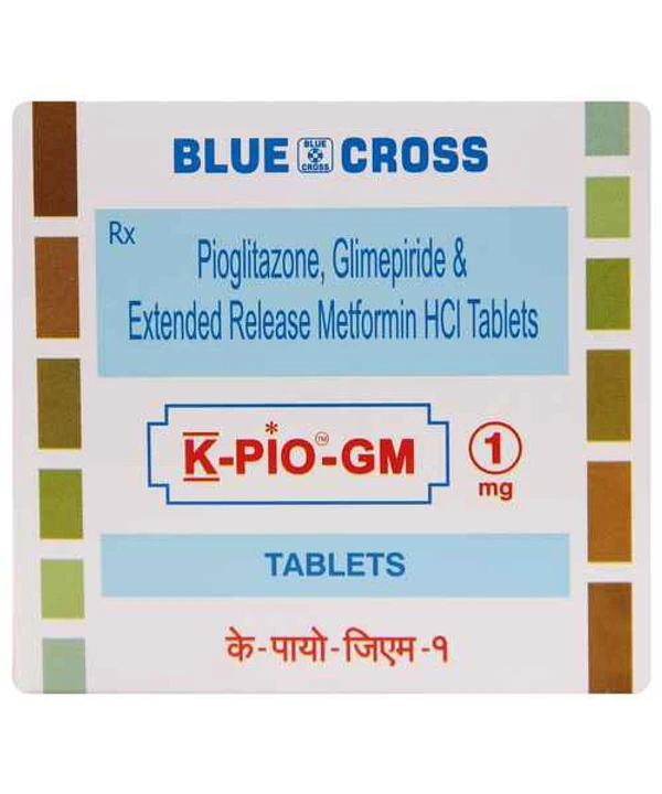 K-Pio-Gm 1mg Tablet  - Prescription Required