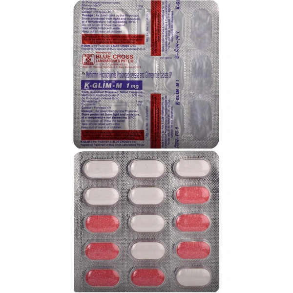 K-Glim-M 1mg Tablet  - Prescription Required