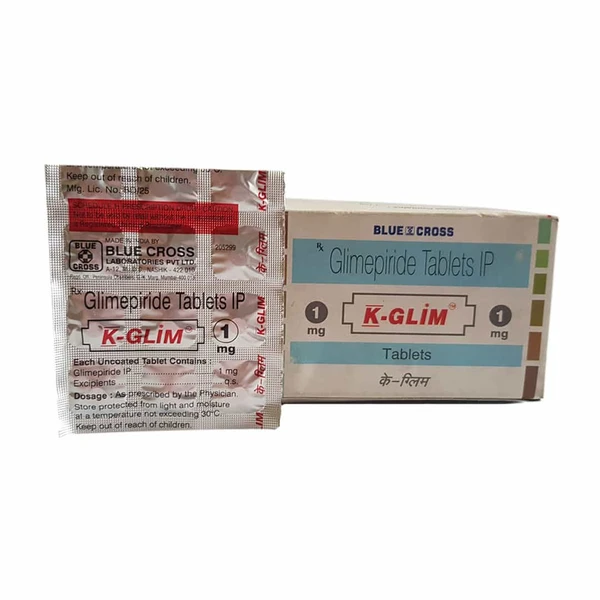 K-Glim 1mg Tablet  - Prescription Required