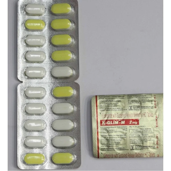 K-Glim-M 2mg Tablet  - Prescription Required
