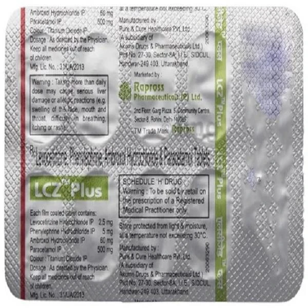 LCZ Plus Tablet  - Prescription Required