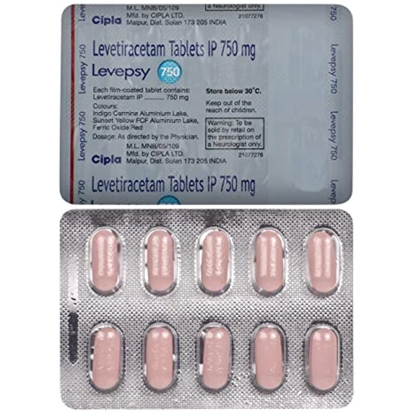 Levepsy 750 Tablet  - Prescription Required