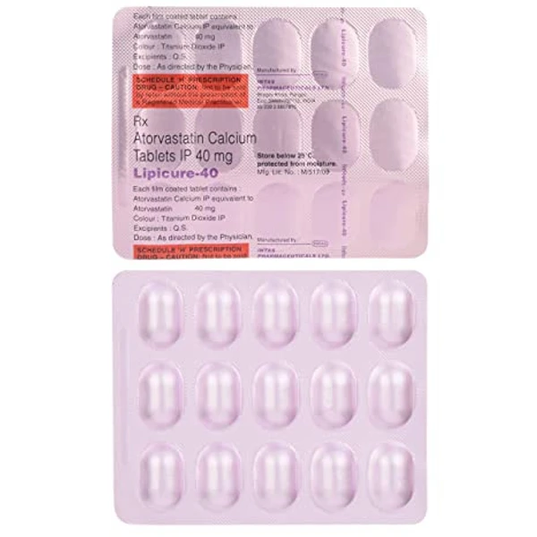 Lipicure 40 Tablet  - Prescription Required