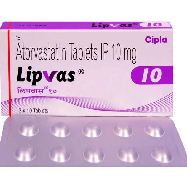 Lipvas 10 Tablet  - Prescription Required