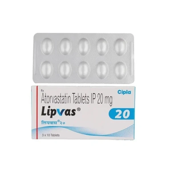 Lipvas 20 Tablet  - Prescription Required