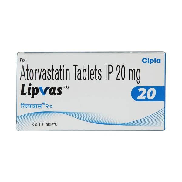 Lipvas 20 Tablet  - Prescription Required