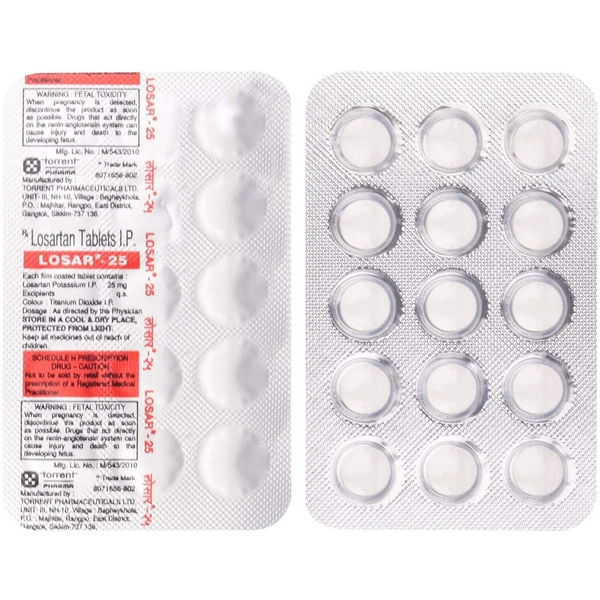 Losar 25 Tablet  - Prescription Required