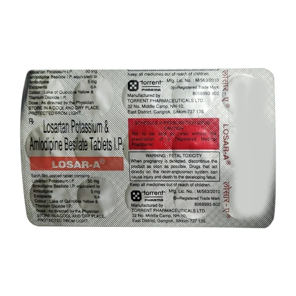 Losar-A Tablet  - Prescription Required