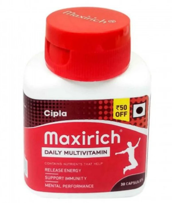 Maxirich Daily Multivitamin for Energy, Immunity & Performance  Capsule