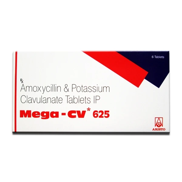 Mega-CV 625 Tablet  - Prescription Required