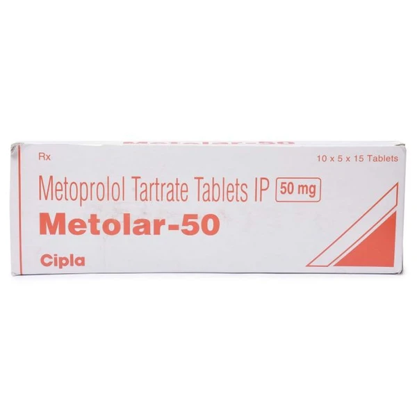 Metolar 50 Tablet  - Prescription Required