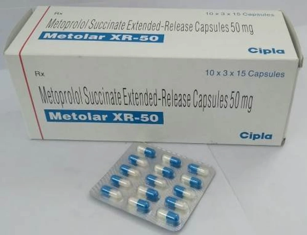 Metolar XR 50 Tablet  - Prescription Required