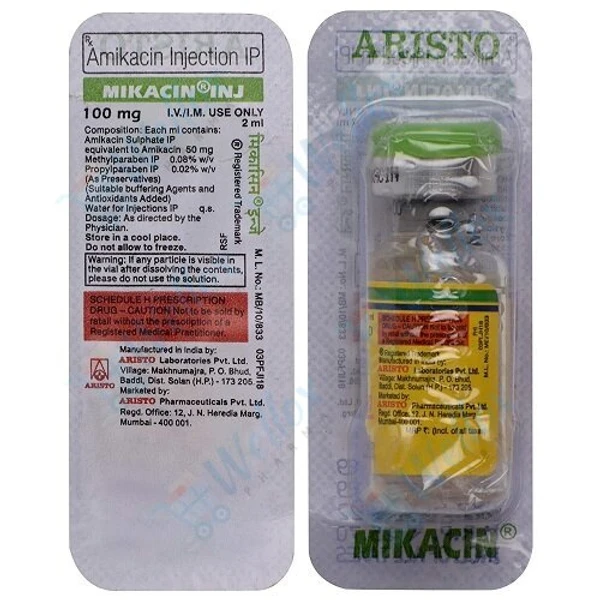 Mikacin 100mg Injection  - Prescription Required