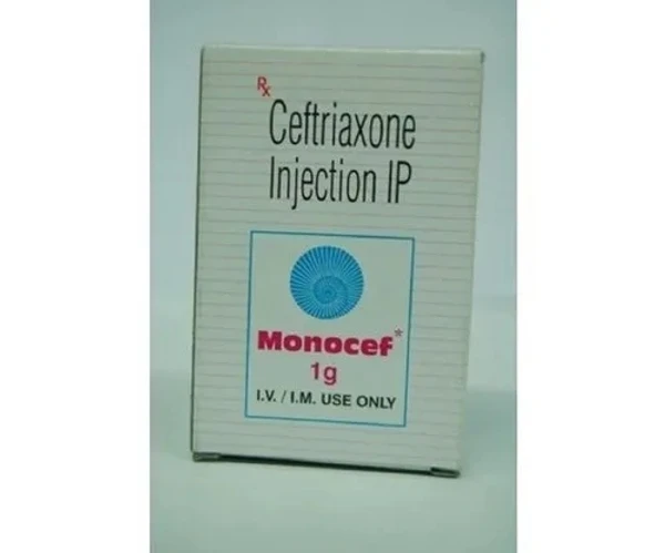 Monocef 1 gm Injection  - Prescription Required