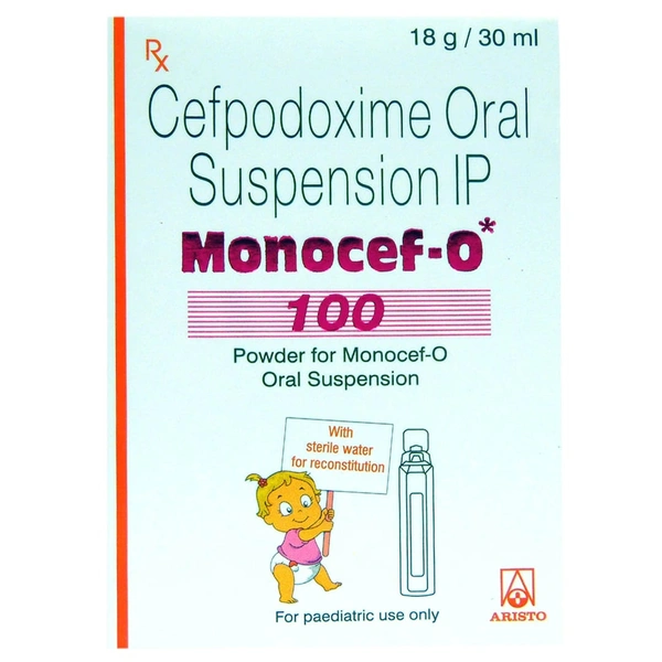 Monocef-O 100 Powder for Oral Suspension  - Prescription Required