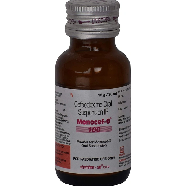 Monocef-O 100 Powder for Oral Suspension  - Prescription Required