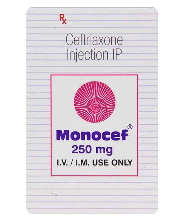 Monocef 250mg Injection  - Prescription Required