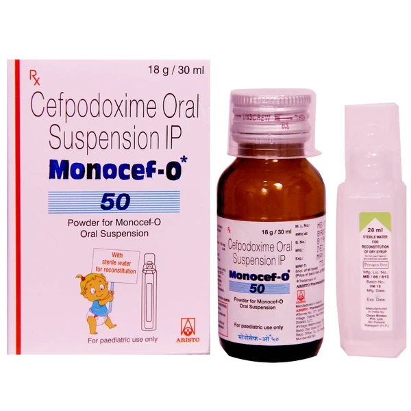 Monocef-O 50 Oral Suspension  - Prescription Required