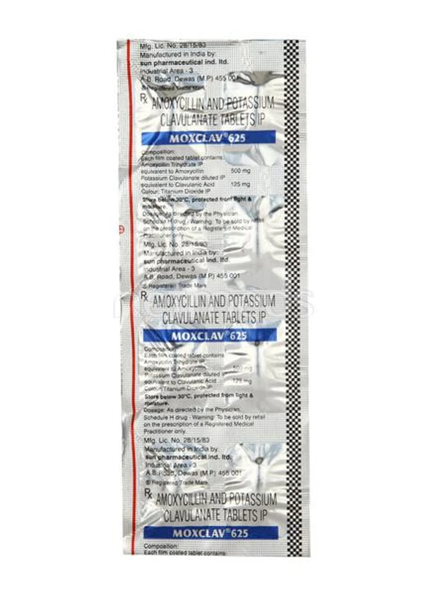 Moxclav 625 Tablet  - Prescription Required