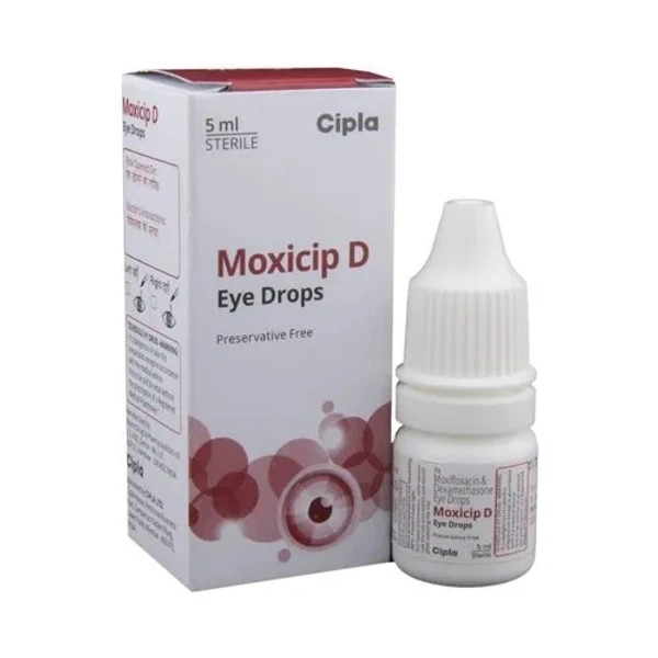 Moxicip D Eye Drop  - Prescription Required