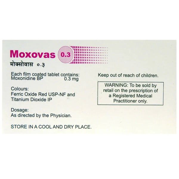 Moxovas 0.3 Tablet  - Prescription Required