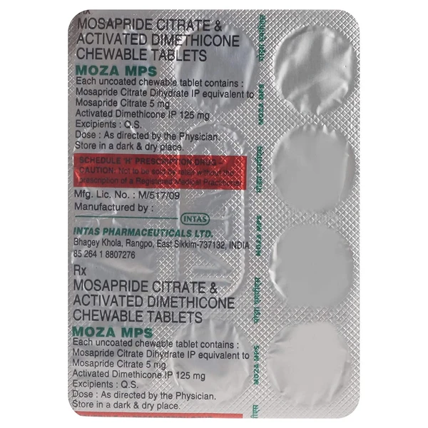 Moza MPS Chewable Tablet  - Prescription Required