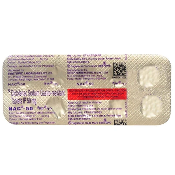NAC 50 Tablet  - Prescription Required