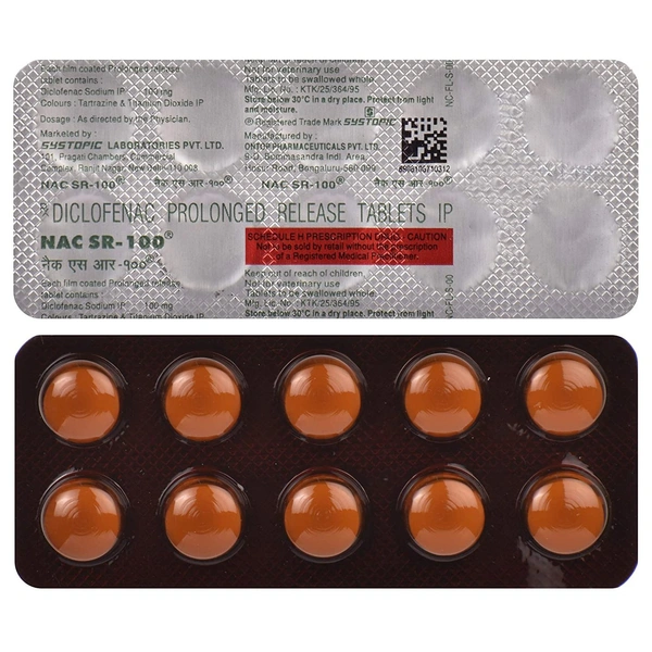 NAC SR 100 Tablet  - Prescription Required