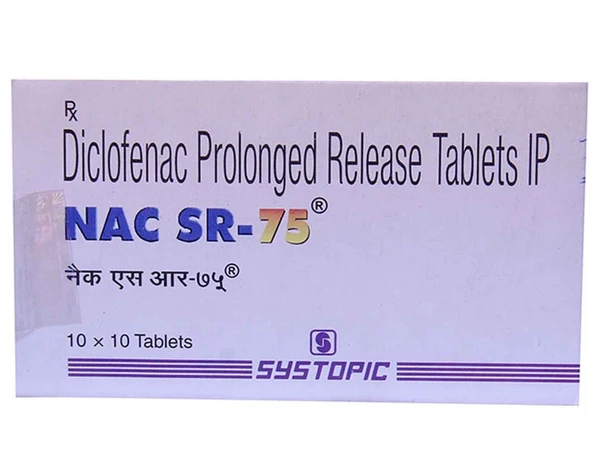 NAC SR 75 Tablet  - Prescription Required