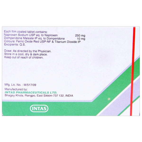 Napra D 250 Tablet  - Prescription Required