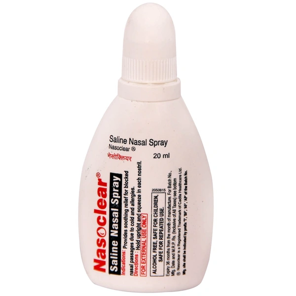 Nasoclear Saline Nasal Spray 