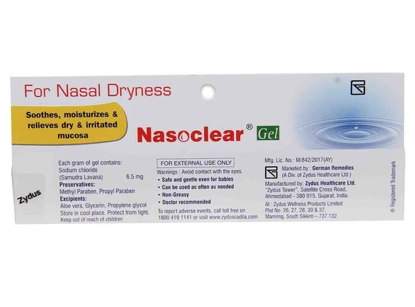 Nasoclear Gel 