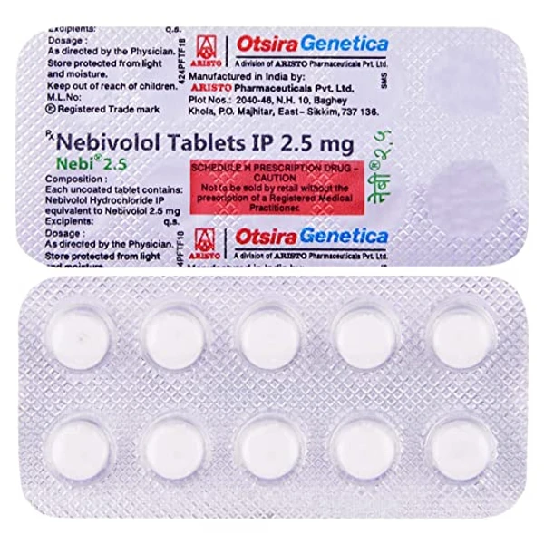 Nebi 2.5 Tablet  - Prescription Required