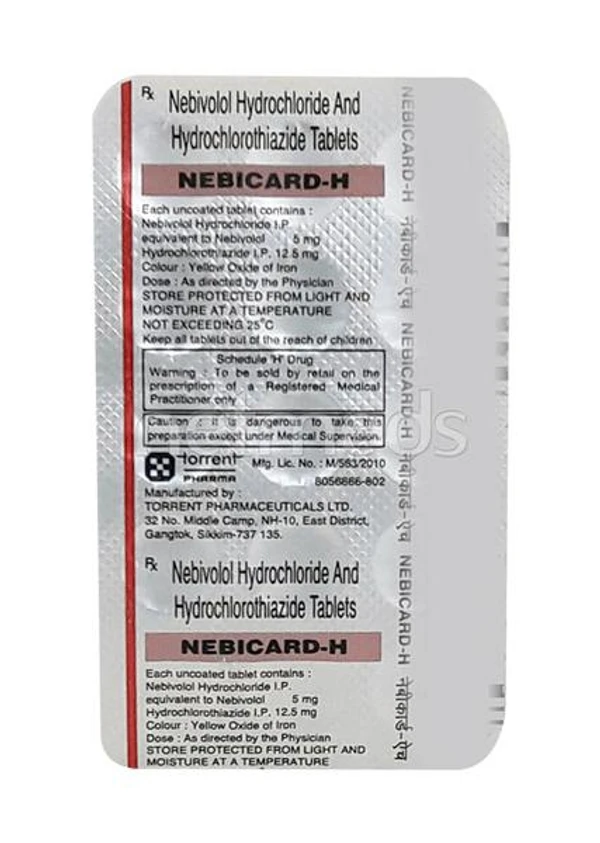 Nebicard-H Tablet  - Prescription Required