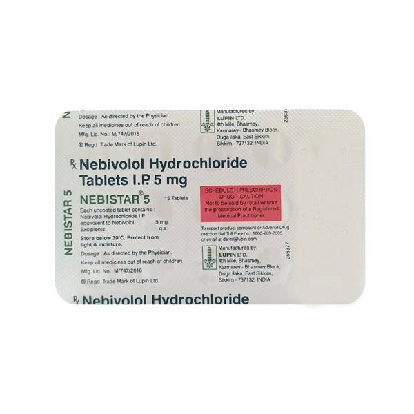 Nebistar 5 Tablet  - Prescription Required