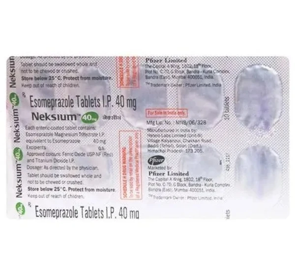 Neksium 40mg Tablet  - Prescription Required