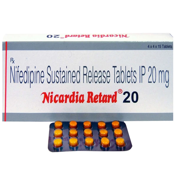 Nicardia Retard 20 Tablet  - Prescription Required