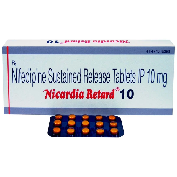 Nicardia Retard 10 Tablet  - Prescription Required