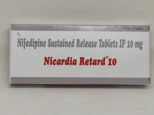 Nicardia Retard 10 Tablet  - Prescription Required