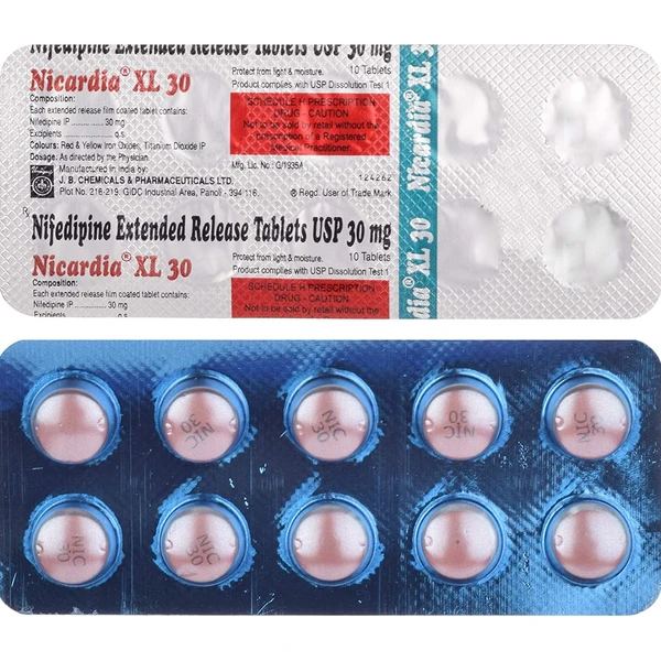 Nicardia XL 30 Tablet - Prescription Required
