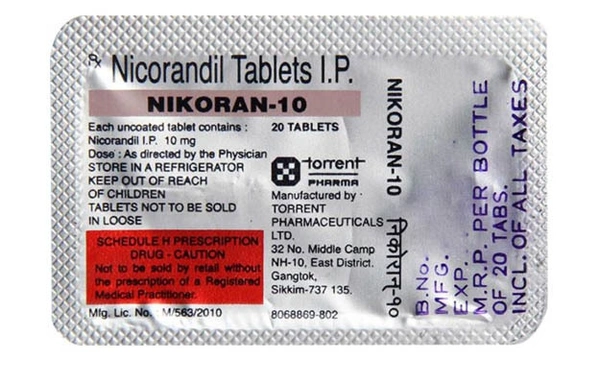 Nikoran 10 Tablet  - Prescription Required