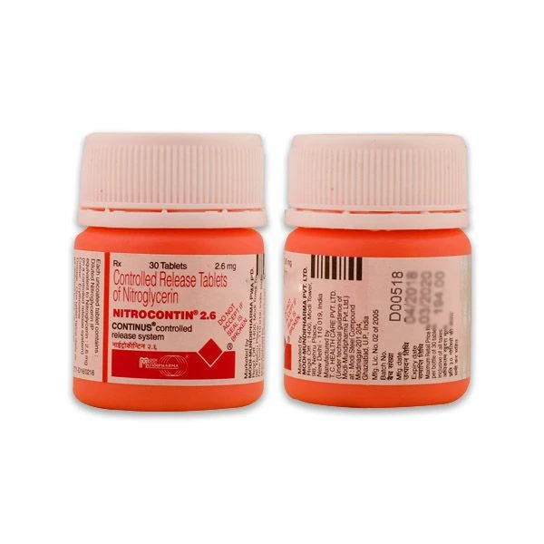 Nitrocontin 2.6 Tablet   - Prescription Required