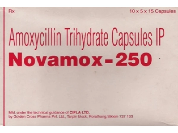 Novamox 250 Capsule  - Prescription Required